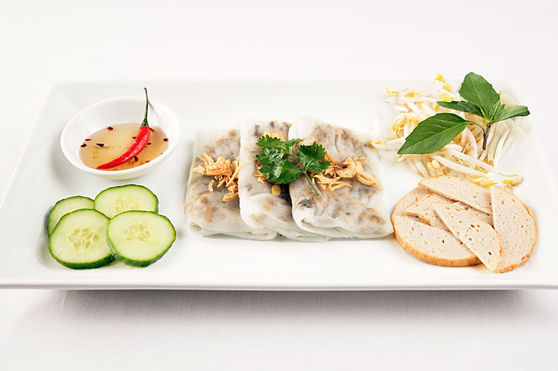 Banh Cuon - Steamed Rice Crepes
